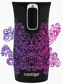 Kubki termiczne - Kubek termiczny Contigo West Loop Mini 300ml - Glamour - Czarny Metalik - miniaturka - grafika 1
