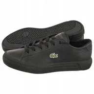 Buty sportowe damskie - Buty Sportowe Młodzieżowe Lacoste Gripshot 222 1 Czarne - miniaturka - grafika 1