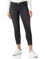 Spodnie damskie - Tommy Hilfiger Damskie spodnie Scarlett Lr Skny Df1283, czarny, 29 W / 32 L, Czarny jeans, 29W / 32L - miniaturka - grafika 1