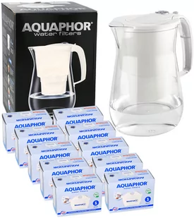 Dzbanek filtrujący wodę Aquaphor Onyx 4.2 L BIAŁY TRITAN + 10 FILTRÓW duży - Dzbanki filtrujące - miniaturka - grafika 1