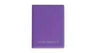 Etui na dokumenty i karty - Biurfol Okładka na dokumenty z dowodem rejestracyjnym Violet - miniaturka - grafika 1