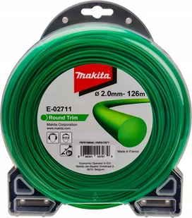 Makita E-02711 żyłka tnąca nylonowa 2,0 mm 126 m okrągła - Akcesoria do kos i kosiarek - miniaturka - grafika 1