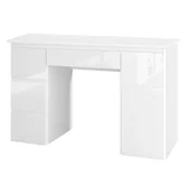 Biurka - Biurko MEGAN B2 białe FRONTY POŁYSK - miniaturka - grafika 1