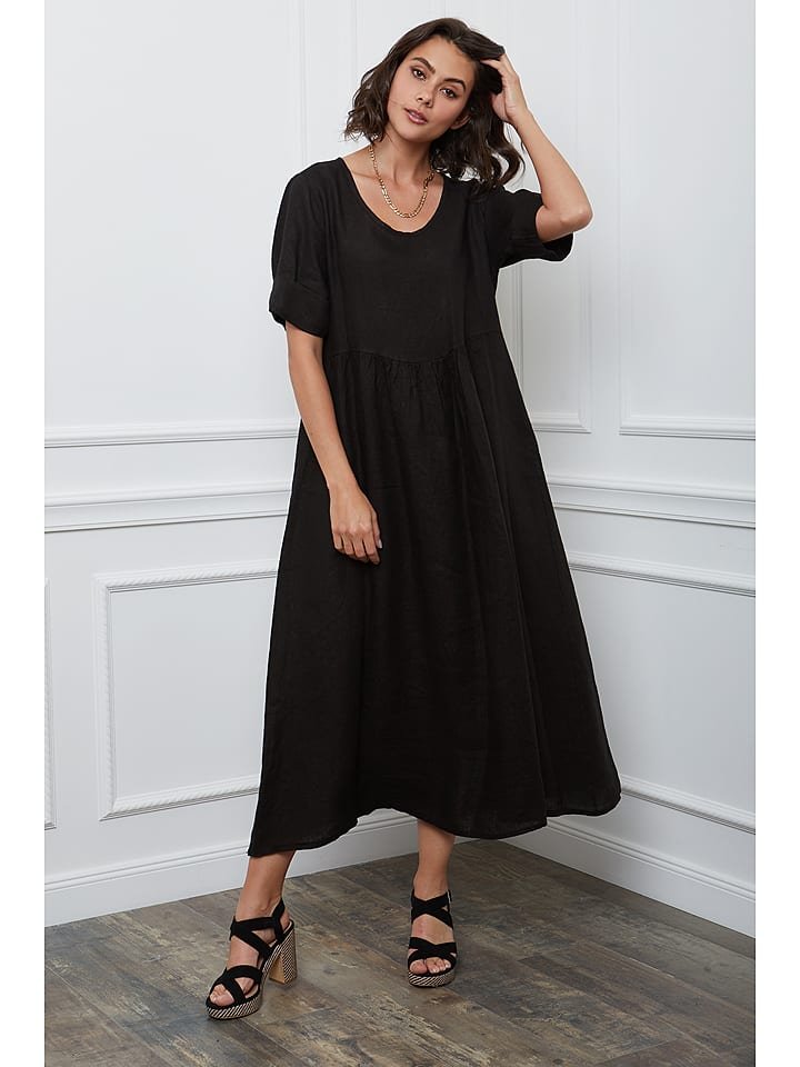 Fleur de Lin Lniana sukienka 