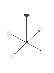 Aldex Lampa sufitowa Ohio czarna szklane kule 1081PL/L1 - Lampy sufitowe - miniaturka - grafika 2