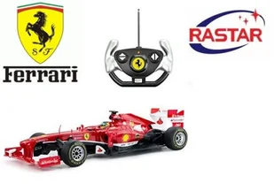 Duży Licencjonowany Zdalnie Sterowany Bolid Ferrari F1 RASTAR (1:12) + Bezprzew. Pilot (2 wersje). - Samochody i pojazdy dla dzieci - miniaturka - grafika 1