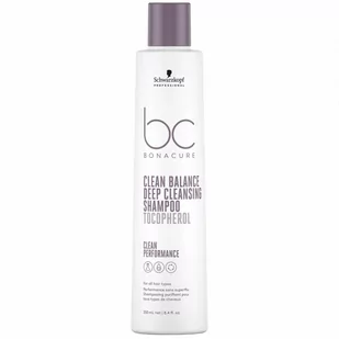 Schwarzkopf Professional BC Bonacure Clean Balance Deep Cleansing Shampoo Tocopherol (250ml) - Szampony do włosów - miniaturka - grafika 1