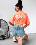 Koszulki i topy damskie - T-shirt damski OLAVOGA ONE 2024 neon koral S - Fashionplace - miniaturka - grafika 1
