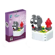 Klocki - Piesek szary z klocków klocki konstrukcyjne 176el - miniaturka - grafika 1