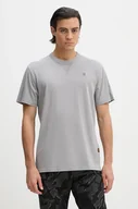 Koszulki męskie - G-Star Raw t-shirt bawełniany męski kolor szary gładki D24449-336 - miniaturka - grafika 1