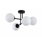 Lampy sufitowe - Roma lampa sufitowa 4-punktowa czarna LP-1345/4P BK - miniaturka - grafika 1