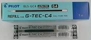 Przybory szkolne - PILOT Corporation Wkład do Długopisu G-tec C4 niebieski opakowanie 12 szt. - miniaturka - grafika 1