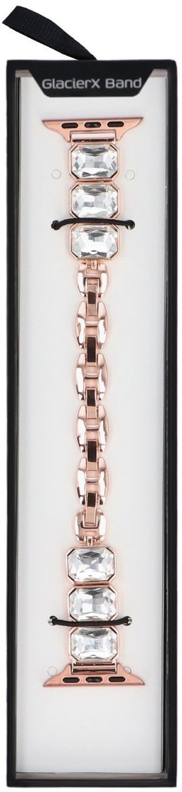 GlacierX Zirconia Chain Bracelet Rose Gold do Apple Watch 38/40/41mm kolor Różowe Złoto