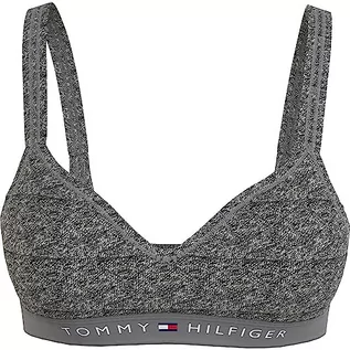 Biustonosze - Tommy Hilfiger Biustonosze damskie typu bralette (rozmiary dodatkowe), Ciemnoszary Ht, XS - grafika 1