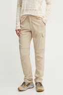 Spodnie sportowe damskie - Columbia spodnie outdoorowe Silver Ridge Utility kolor beżowy 2037614 - miniaturka - grafika 1