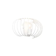 Lampy ścienne - QAZQA Designerska lampa ścienna biała 39 cm - Johanna - miniaturka - grafika 1