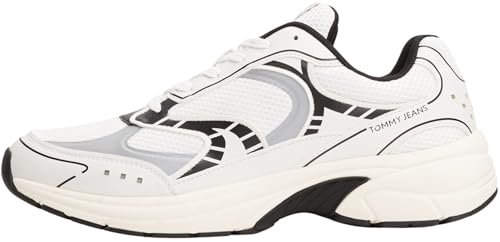 Tommy Jeans Męskie archiwum '25 EM0EM01594 Low Top, czarny (czarny), 6,5 UK, Czarny, 40 EU