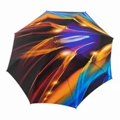Parasole - Parasol damski PREMIUM Doppler Manufaktur Boheme Flame automatyczny długi - miniaturka - grafika 1