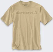 Koszulki męskie - Koszulka Carhartt Dearborn Relaxed Logo Beach - miniaturka - grafika 1