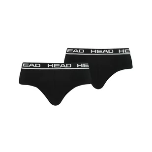 HEAD MAJTKI MĘSKIE SLIPY BRIEF 2P BLACK 100001753 002 M - Majtki męskie - miniaturka - grafika 1