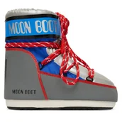 Śniegowce damskie - Śniegowce Moon Boot Mb Icon Low Space Racing 80D1409650 Szary - miniaturka - grafika 1