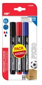 Markery permanentne - Zestaw Markerów Permanentnych 3 Sztuki (Kolorowy) Mp - miniaturka - grafika 1