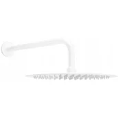 Słuchawki prysznicowe - Mexen Slim deszczownica 30 cm z ramieniem prysznicowym, biała - miniaturka - grafika 1