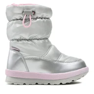 Buty dla dziewczynek - Śniegowce Garvalin 221850-B S Srebrny - miniaturka - grafika 1