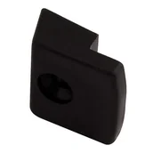 Zawiasy, okucia i inne akcesoria - Zacisk szyby czarny - 8 sztuk - miniaturka - grafika 1