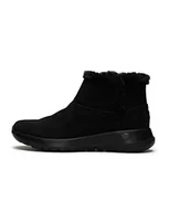 Kozaki damskie - Skechers Damskie kozaki z krótką cholewką On The Go Joy Bundle Up 15501-c, czarny, 38 EU - miniaturka - grafika 1