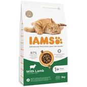 Sucha karma dla kotów - IAMS Adult z jagnięciną 3 kg - miniaturka - grafika 1