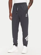 Spodnie sportowe męskie - adidas Spodnie dresowe Star Wars The Mandalorian™ JI5724 Szary Regular Fit - miniaturka - grafika 1
