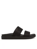 Klapki i japonki damskie - Calvin Klein Klapki Flat Slide Jacq HW0HW02487 Czarny - miniaturka - grafika 1