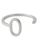 Sygnety - Design Letters Srebrny pierścionek "A-Z" - miniaturka - grafika 1