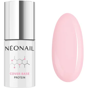 Neonail NOWOŚĆ! Lakier hybrydowy Cover Base Protein Nude Rose 7,2 ml 7033-7 - Lakiery hybrydowe - miniaturka - grafika 1