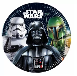 Talerzyki Papierowe Star Wars Galaxy, 19,5 Cm 8 Szt. - Dekoracje i nakrycia stołu na imprezę - miniaturka - grafika 1