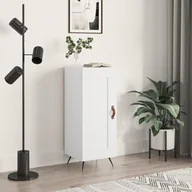 Komody - vidaXL Szafka, biała, 34,5x34x90 cm, materiał drewnopochodny - miniaturka - grafika 1