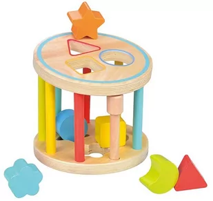 Lelin Sorter okrągły z klockami L10261 - Sortery dla dzieci - miniaturka - grafika 1