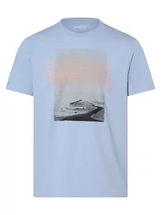 Tom Tailor - T-shirt męski, niebieski - Koszulki męskie - miniaturka - grafika 1