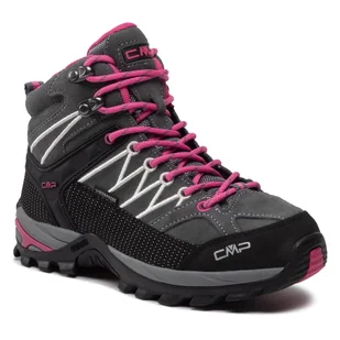 Trekkingi CMP - Rigel Mid Wmn Trekking Shoes Wp 3Q12946 Grey/Fuxi 103Q - Buty trekkingowe damskie - miniaturka - grafika 1