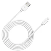 Kable USB - Canyon Kabel USB Kabel USB do Apple okrągły 1M Biały CNE-CFI1W - miniaturka - grafika 1