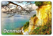 Magnesy - DANIA - Skandynawia - Wybrzeże - Magnes na lodówkę - miniaturka - grafika 1