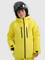 Kurtki i płaszcze dla chłopców - 4F Kurtka narciarska membrana 10000 chłopięca - żółta 128 (7-8 lat) - miniaturka - grafika 1