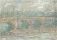 Plakaty - Galeria Plakatu, Plakat, Waterloo Bridge, London, at Sunset, Claude Monet, 84,1x59,4 cm - miniaturka - grafika 1