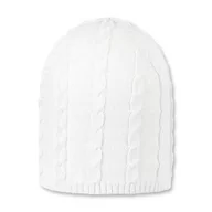 Czapki damskie - Sterntaler Unisex Baby OCS czapka dziergana wzór warkocza czapka zimowa, biała (500), 37 - miniaturka - grafika 1