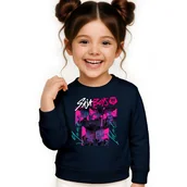 Bluzy dla dziewczynek - BLUZA DZIECIĘCA HUNTRIX SAJA BOYS 122-128 BAWEŁNIANA JAKOŚĆ - miniaturka - grafika 1