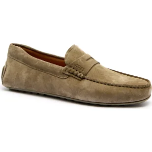 BOSS BLACK Skórzane mokasyny Noel - Mokasyny męskie - miniaturka - grafika 1