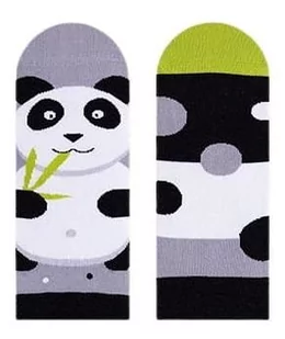 Zabawne Stopki Z Pandą - Lazy Panda Kids - 31-35 - Skarpetki dla dzieci - miniaturka - grafika 1