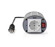 Przetwornice samochodowe - Nedis PIMS15012  150W/12/230V + USB - miniaturka - grafika 1