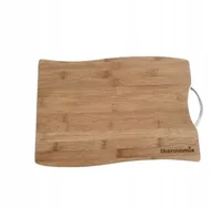 Akcesoria i części AGD - Drewniana, duża deska bambusowa z logo Thermomix TM6 TM5, Oryginał VORWERK - miniaturka - grafika 1